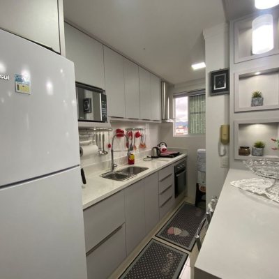 Apartamentos com 75m², 2 quartos, 1 suíte, 1 garagem, no bairro Centro em Palhoça