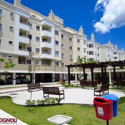 Apartamentos com 61m², 2 quartos, 1 suíte, 1 garagem, no bairro Pagani em Palhoça