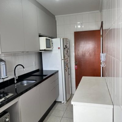 Apartamentos com 63m², 2 quartos, 1 garagem, no bairro Praia Comprida em São José