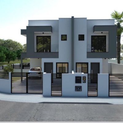 Sobrado Residencial com 98m², 3 quartos, 1 suíte, 1 garagem, no bairro Forquilhas em São José