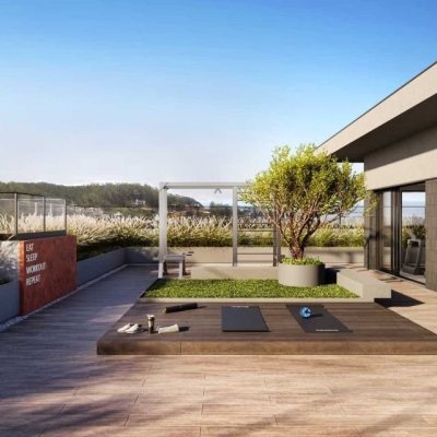 Apartamentos com 44m², 1 quarto, 1 garagem, no bairro Saco Grande em Florianópolis