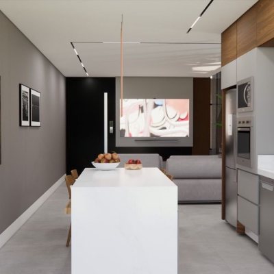 Casa Residencial com 142m², 3 quartos, 1 suíte, 2 garagens, no bairro Forquilhinha em São José