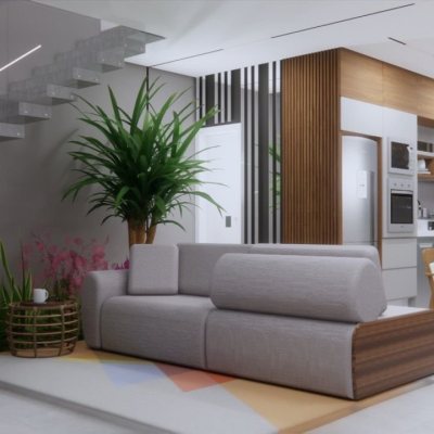 Casa Residencial com 142m², 3 quartos, 1 suíte, 2 garagens, no bairro Forquilhinha em São José