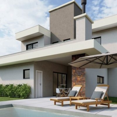 Casa em Condomínio com 375m², 3 quartos, 3 suítes, 2 garagens, no bairro São João Do Rio Vermelho em Florianópolis