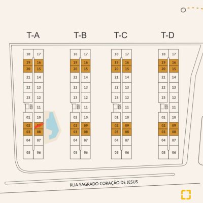 Apartamentos com 45m², 1 quarto, 1 garagem, no bairro Morro Das Pedras em Florianópolis