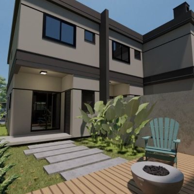 Casa Residencial com 85m², 2 quartos, 1 suíte, 2 garagens, no bairro São João Do Rio Vermelho em Florianópolis