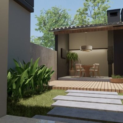 Casa Residencial com 85m², 2 quartos, 1 suíte, 2 garagens, no bairro São João Do Rio Vermelho em Florianópolis