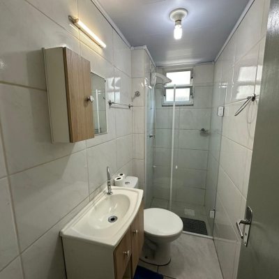 Apartamentos com 40m², 2 quartos, 1 garagem, no bairro Praia Comprida em São José