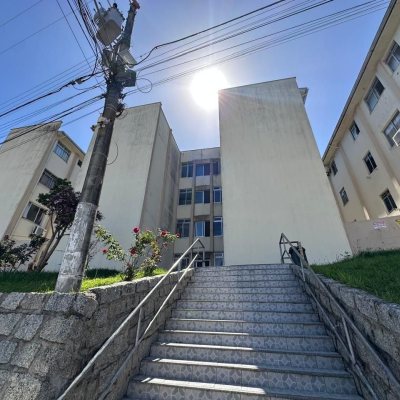 Apartamentos com 40m², 2 quartos, 1 garagem, no bairro Praia Comprida em São José