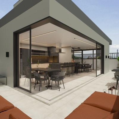 Apartamentos com 28m², 1 quarto, 1 suíte, no bairro Coqueiros em Florianópolis