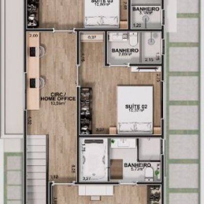 Casa Residencial com 149m², 4 quartos, 3 suítes, 2 garagens, no bairro Santo Antônio De Lisboa em Florianópolis