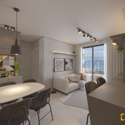 Apartamentos com 68m², 2 quartos, 2 suítes, 1 garagem, no bairro Coqueiros em Florianópolis