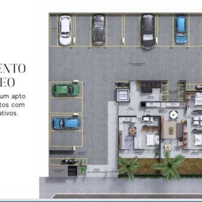 Studio Residencial com 32m², 1 quarto, 1 suíte, 1 garagem, no bairro Ribeirão Da Ilha em Florianópolis