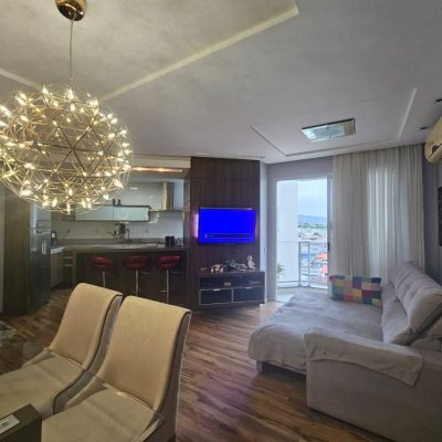 Apartamentos com 73m², 2 quartos, 1 suíte, 1 garagem, no bairro Campinas em São José