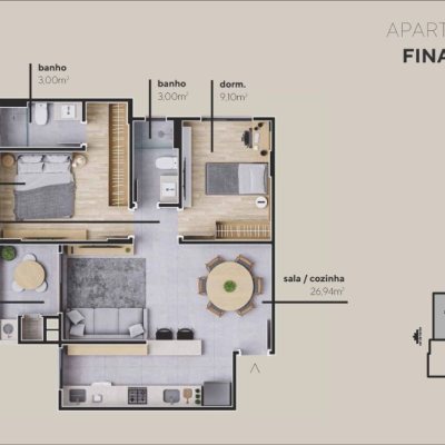 Empreendimento, no bairro Nossa Senhora Do Rosário em São José