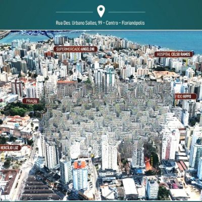 Apartamentos com 107m², 3 quartos, 1 suíte, 2 garagens, no bairro Centro em Florianópolis