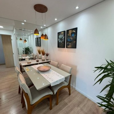 Apartamentos com 67m², 2 quartos, 1 garagem, no bairro Barreiros em São José