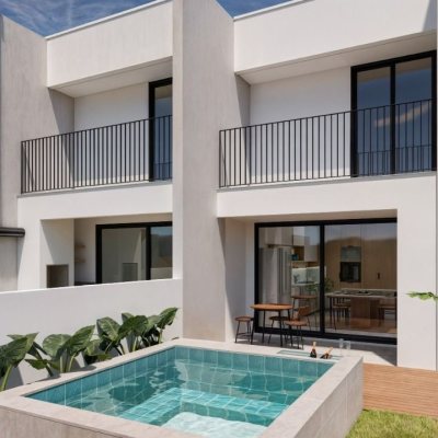 Sobrado Residencial com 140m², 3 quartos, 1 suíte, 1 garagem, no bairro Cachoeira Do Bom Jesus em Florianópolis