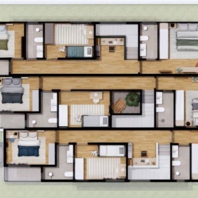 Sobrado Residencial com 139m², 3 quartos, 1 suíte, 1 garagem, no bairro Cachoeira Do Bom Jesus em Florianópolis