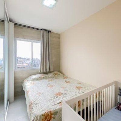 Apartamentos com 59m², 2 quartos, 1 garagem, no bairro Serraria em São José