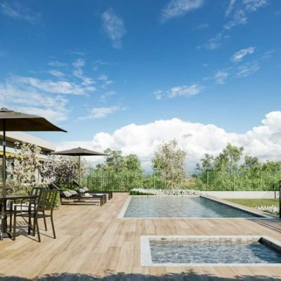 Apartamentos com 53m², 2 quartos, 1 suíte, 2 garagens, no bairro Areias em São José