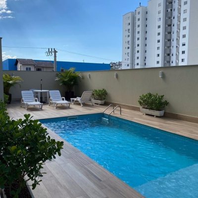 Apartamentos com 72m², 2 quartos, 1 suíte, 1 garagem, no bairro Pedra Branca em Palhoça
