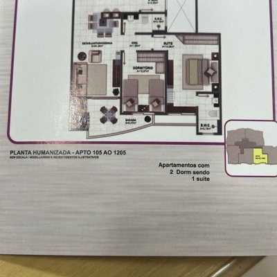 Apartamentos com 78m², 2 quartos, 1 suíte, 1 garagem, no bairro Barreiros em São José
