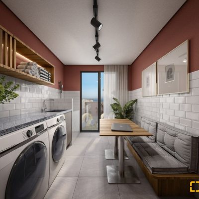 Studio Residencial com 53m², 1 quarto, no bairro Kobrasol em São José