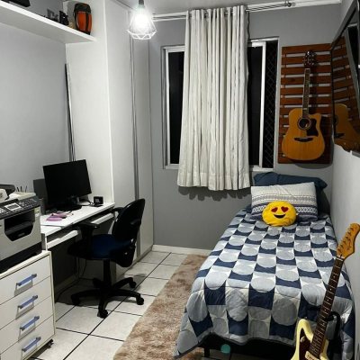 Apartamentos com 60m², 3 quartos, no bairro Jardim Cidade De Florianópolis em São José