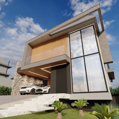 Casa em Condomínio com 339m², 4 quartos, 4 suítes, 4 garagens, no bairro Pedra Branca em Palhoça