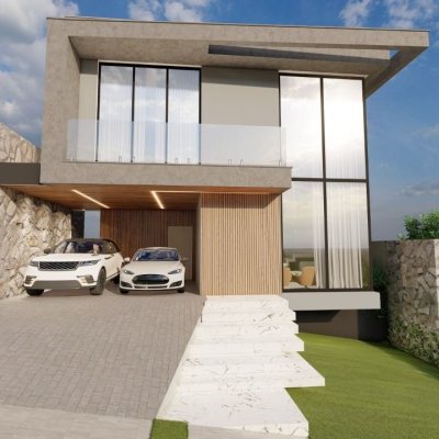 Casa em Condomínio com 339m², 4 quartos, 4 suítes, 4 garagens, no bairro Pedra Branca em Palhoça