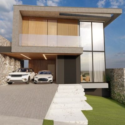 Casa em Condomínio com 339m², 4 quartos, 4 suítes, 4 garagens, no bairro Pedra Branca em Palhoça
