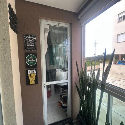 Apartamentos com 48m², 1 quarto (sendo 1 suíte), 1 garagem, no bairro Praia Comprida em São José