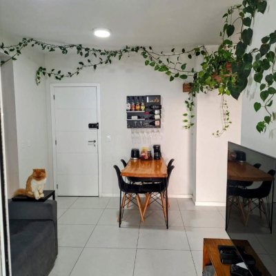 Apartamentos com 48m², 1 quarto, 1 suíte, 1 garagem, no bairro Praia Comprida em São José