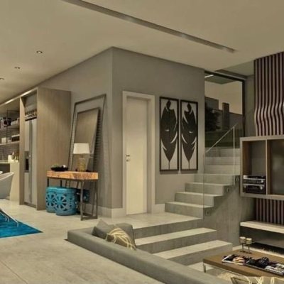 Casa Residencial com 353m², 4 quartos, 4 suítes, 4 garagens, no bairro Vargem Pequena em Florianópolis