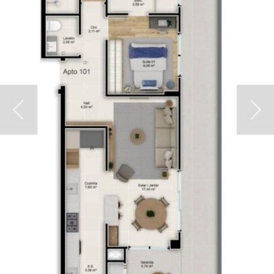 Apartamentos com 84m², 2 quartos (sendo 2 suítes), 1 garagem, no bairro Estreito em Florianópolis
