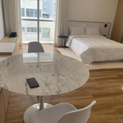 Studio Residencial com 37m², 1 quarto, 1 garagem, no bairro Centro em Florianópolis