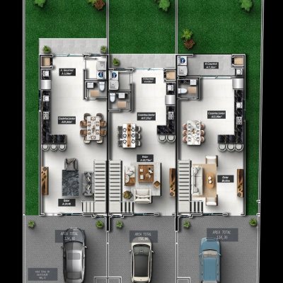 Sobrado Residencial com 153m², 2 quartos, 2 suítes, 1 garagem, no bairro Ingleses em Florianópolis