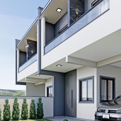 Casa Residencial com 86m², 3 quartos, 1 suíte, 2 garagens, no bairro Sertão Do Maruim em São José