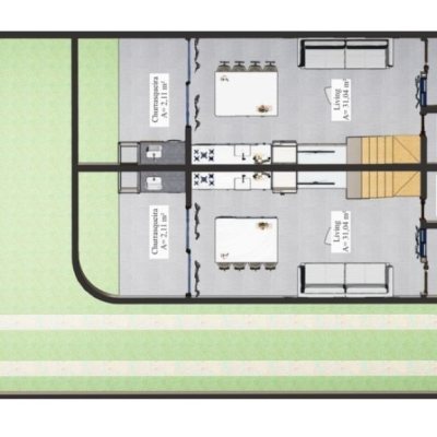 Casa Residencial com 99m², 2 quartos, 2 suítes, 1 garagem, no bairro Campeche em Florianópolis