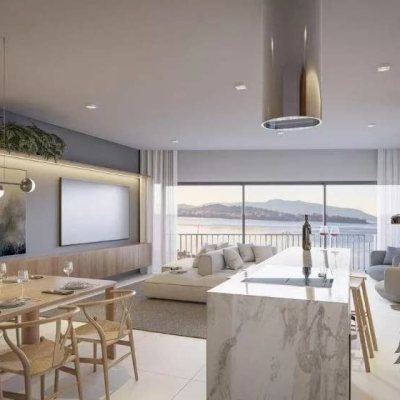 Apartamentos com 80m², 2 quartos, 2 suítes, 1 garagem, no bairro Praia Comprida em São José