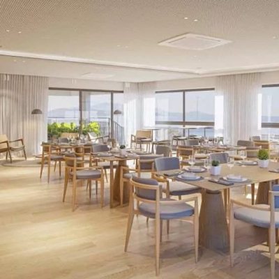 Apartamentos com 80m², 2 quartos, 2 suítes, 1 garagem, no bairro Praia Comprida em São José