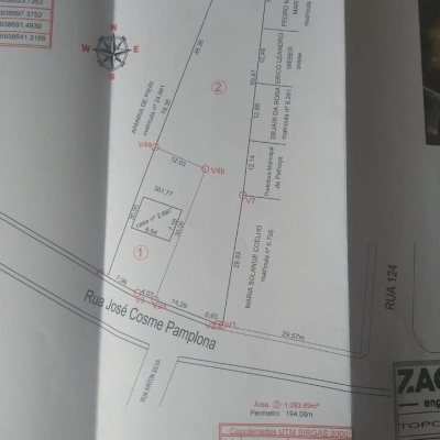 Terreno Comercial/Residencial com 1451m², no bairro Bela Vista em Palhoça