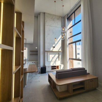 Apartamentos com 60m², 1 quarto (sendo 1 suíte), 1 garagem, no bairro Carvoeira em Florianópolis