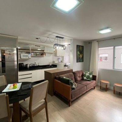 Apartamentos com 55m², 2 quartos, 1 garagem, no bairro Potecas em São José