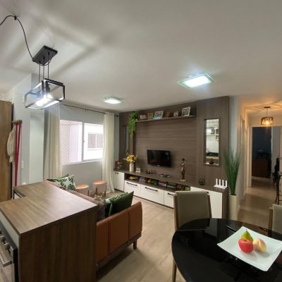 Apartamentos com 55m², 2 quartos, 1 garagem, no bairro Potecas em São José