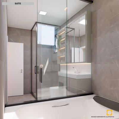 Casa em Condomínio com 162m², 3 quartos, 3 suítes, 2 garagens, no bairro Cachoeira do Bom Jesus em Florianópolis