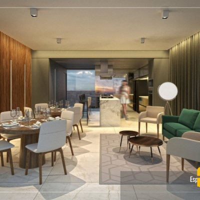 Apartamentos com 153m², 3 quartos, 3 suítes, 3 garagens, no bairro Centro em Florianópolis