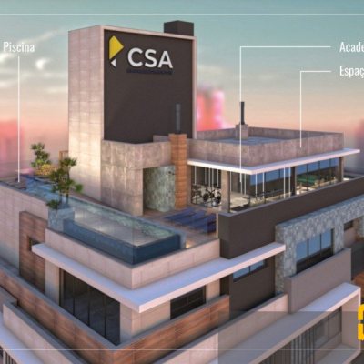 Apartamentos com 153m², 3 quartos, 3 suítes, 3 garagens, no bairro Centro em Florianópolis