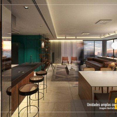 Apartamentos com 153m², 3 quartos, 3 suítes, 3 garagens, no bairro Centro em Florianópolis